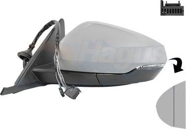 Sidespeil VAN WEZEL 0366817