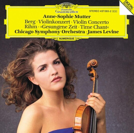 James Levine, Christopher Adler, AnneSophie Mutter, Chicago Symphony Orchestra  Berg/Rihm: Works for Violin and Orchestra  CD