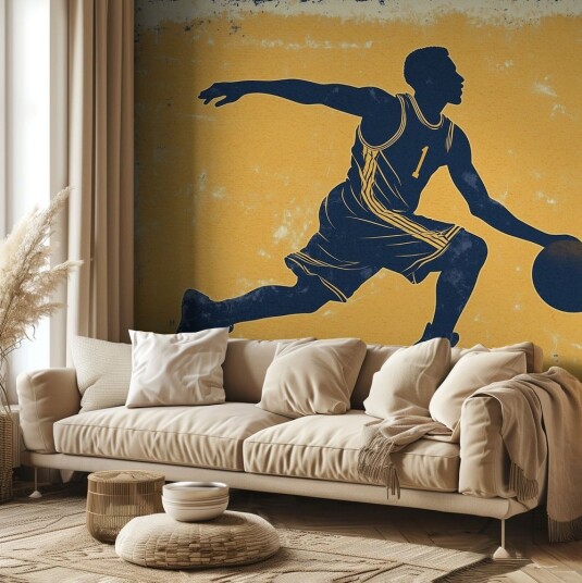 Tapet   Basketball Spiller Kunst
