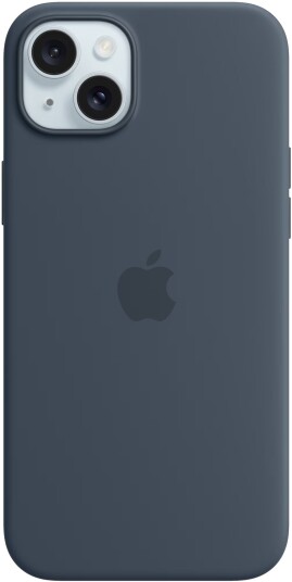 Apple iPhone 15 Plus Silikondeksel MagSafe Stormblå Apple iPhone 15 Plus Silikondeksel MagSafe Stormblå