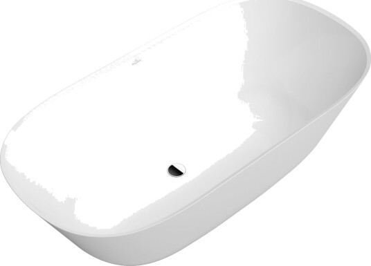Villeroy & Boch Theano Frittstående Badekar 155x75cm Stone White Villeroy & Boch Theano Frittstående Badekar 155x75cm Stone White