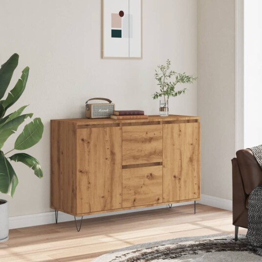 Skjenk artisan eik 104x35x70 cm konstruert tre 8721158445100