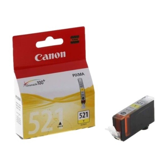 Canon blekkpatron CLI-521Y Gul Canon blekkpatron CLI-521Y Gul