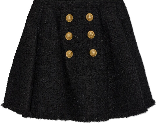 Balmain Dame Skjørt Svart 2XS, Balmain Dame Skjørt Svart 2XS,