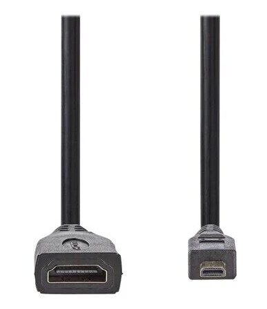 Nedis HDMI cable with Ethernet - 20 cm Nedis HDMI cable with Ethernet - 20 cm