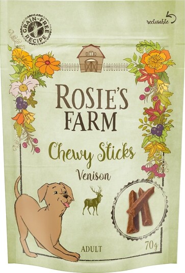 Rosie'S Farm Tyggesnacks “Vilt” 70 G