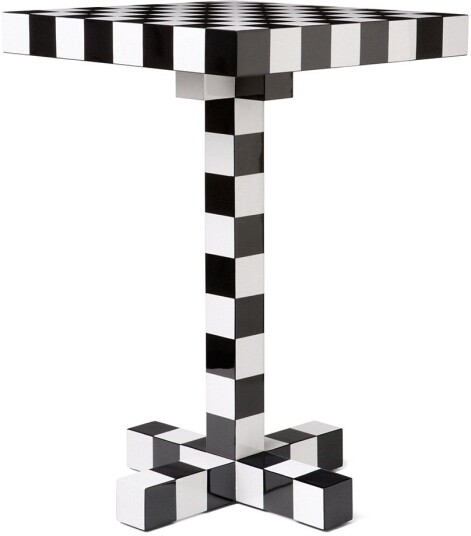 Moooi - Chess Table Sidebord Front Design Svart,Hvit Mdf/metall