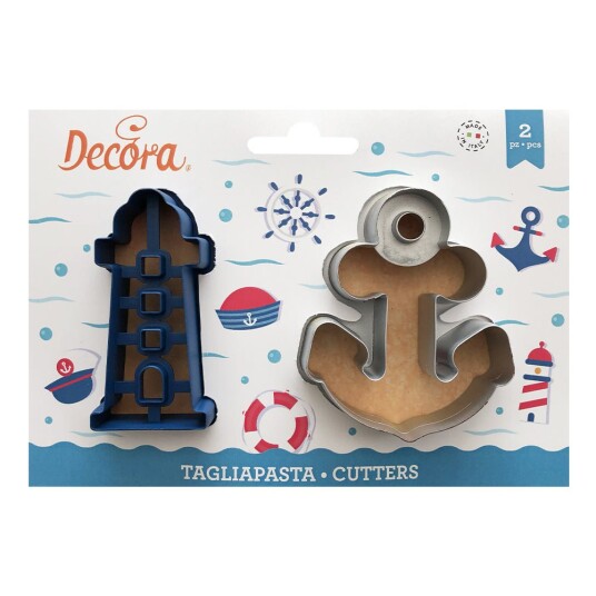 Decora Utstikkere  Fyrtårn Og Anker 