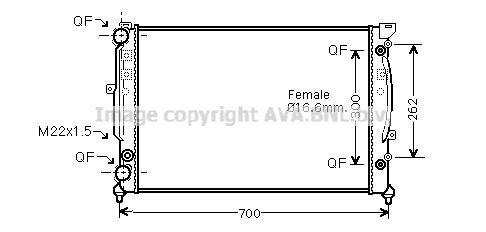 Radiator AVA Clever Choice AIA2122 Radiator AVA Clever Choice AIA2122