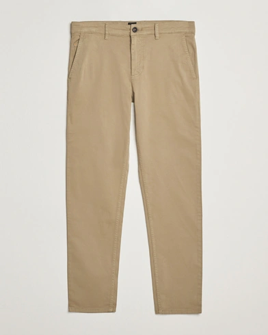 Boss ORANGE Tapered Fit Cotton Chinos Beige