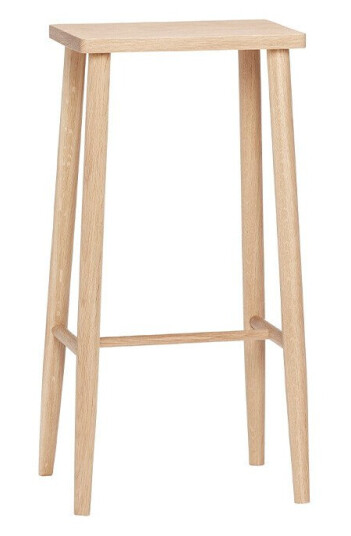 Hübsch Folk Barstool Nature Lampemesteren Hübsch Folk Barstool Nature Lampemesteren