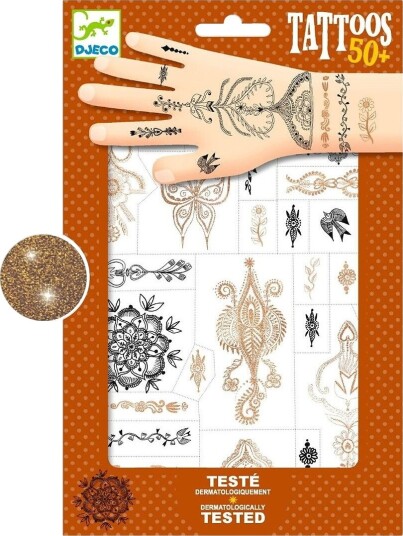 Djeco Tatoveringer Orienten Brun Svart