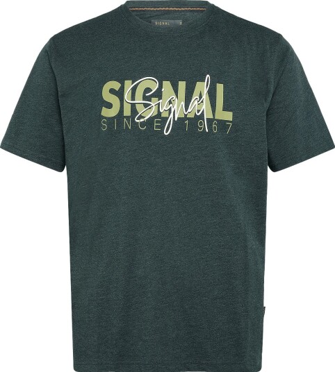 SIGNAL 10.3591 Owensi Print Tee + EVERGREEN S
