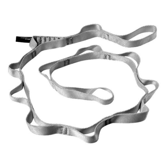 Black Diamond 18Mm Nylon Daisy Chain 140Cm Gray 140 cm