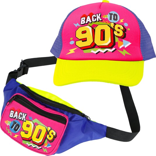Fiestas Guirca Back to 90's Tilbehørskit One size 27434