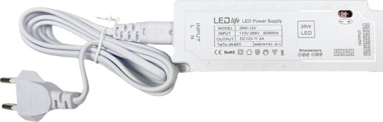 Ledlife 36W møbelspot strømforsyning Plug and Play for Sono/Cabi/Reco maks 6 spot Ledlife 36W møbelspot strømforsyning Plug and Play for Sono/Cabi/Reco maks 6 spot