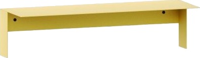 TipToe PLI Flytende Hylle 60 cm Napoli Gul TipToe PLI Flytende Hylle 60 cm Napoli Gul