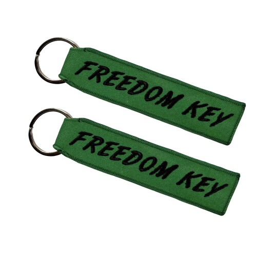 Nøkkelring Freedom Key Grønn Nøkkelring Freedom Key Grønn