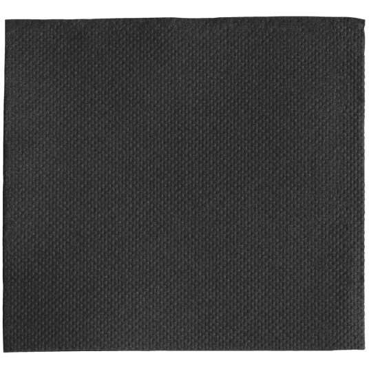 GARCIA DE POU Serviett Dubo 20x20cm; 20x20 cm (BxL); Svart; 100 Stykk / Forpakning