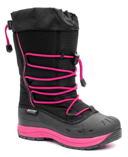 Baffin Snogoose, Vinterstøvel W's Sort/ Rosa 40