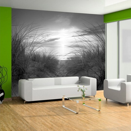 Fototapet Beach Black And White 300x210 - Artgeist sp. z o. o.