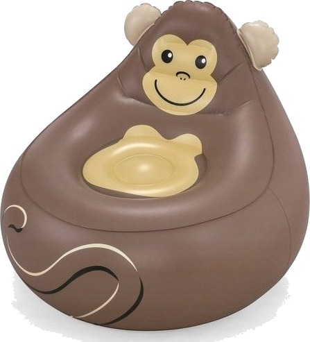 Bestway 75116 Oppblåsbar Puff/Sittepute Sommerfugl 72 X 72 X 64 cm