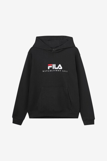 Fila Hettegenser Carisio Regular Logo Hoodie Svart