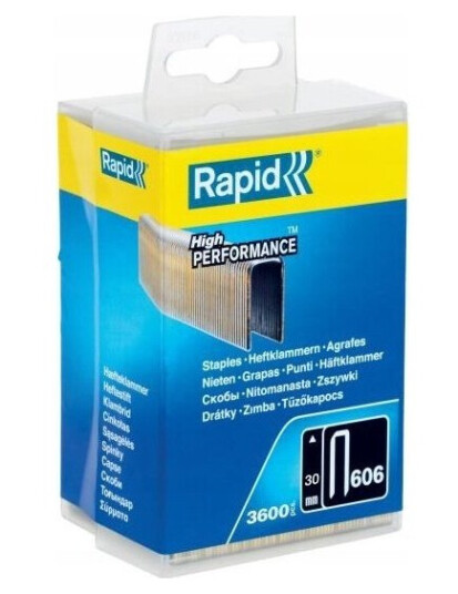 Staples Rapid 606/30, 3600 Pcs., Plastic