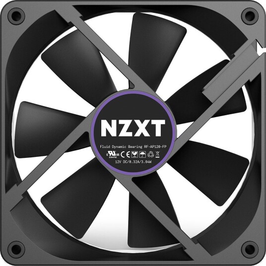 NZXT RF-AP120-FP PC-vifte 120mm Sort/Grå