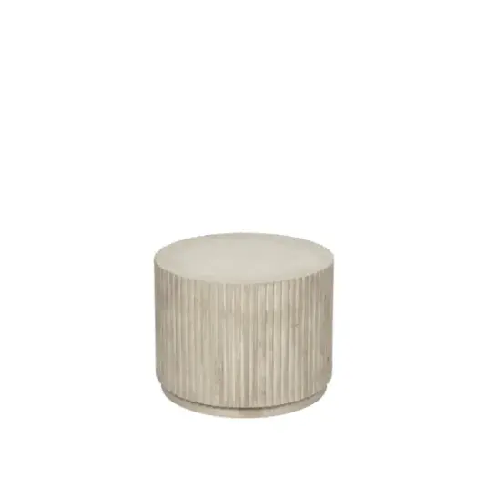 Broste Copenhagen Podium Rillo H42 cm Antikk Beige