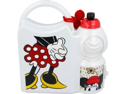 Mickey Mouse Minnie Mouse - Lunchbox I Bidon 400 Ml Mickey Mouse Minnie Mouse - Lunchbox I Bidon 400 Ml