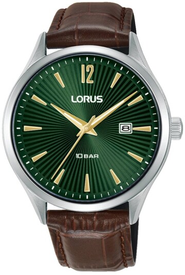 Lorus Herreklokke RH995RX9 Classic Grønn/Lær Ø41 mm Lorus Herreklokke RH995RX9 Classic Grønn/Lær Ø41 mm