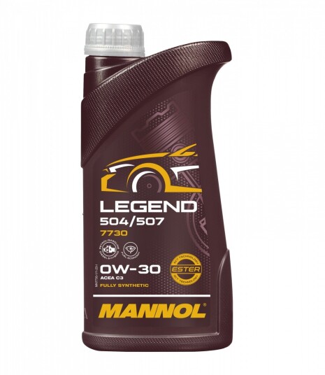 Motorolje MANNOL LEGEND 504/507 0W30 1L Motorolje MANNOL LEGEND 504/507 0W30 1L