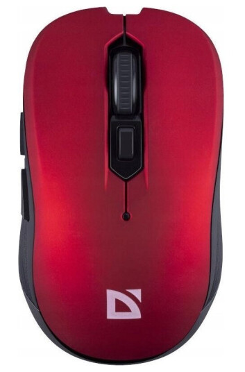 Defender Gassa Mm-105 Optical Clickless Silent 1600Dpi Red Mouse Defender Gassa Mm-105 Optical Clickless Silent 1600Dpi Red Mouse