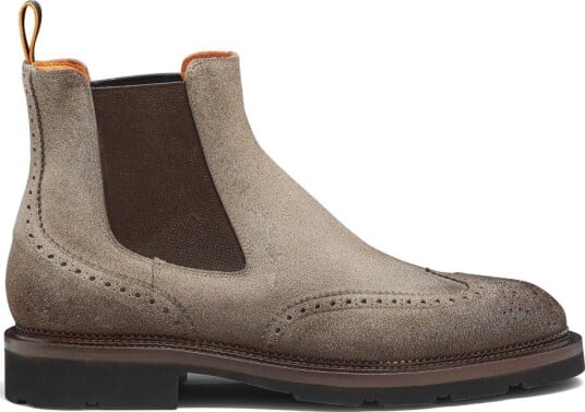 Santoni, Herre, Sko, Beige, 41 1/2 EU,