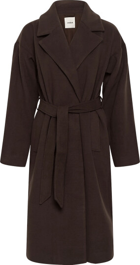 Soaked Slrubie Belted Coat Brown S
