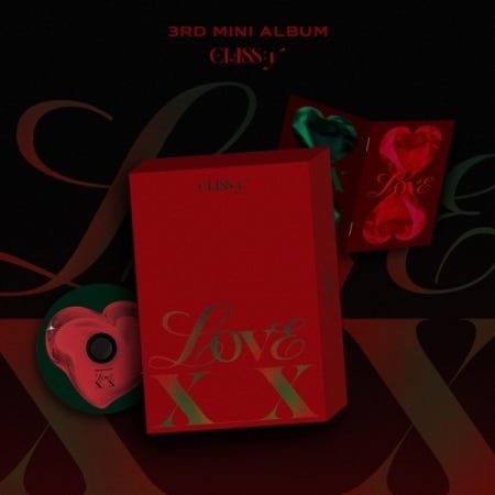 CLASS:y  Love XX  incl. 34pg Booklet Photocard Sticker Pack Polaroid Lenticular Photocard + Folded Poster  CD