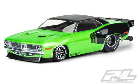 Pro-Line 355000 1972 Plymouth Barracuda Clear Body for Slash 2wd