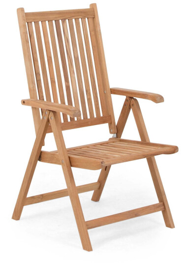 Cinas Julia posisjonsstol Teak Brun Cinas Julia posisjonsstol Teak Brun