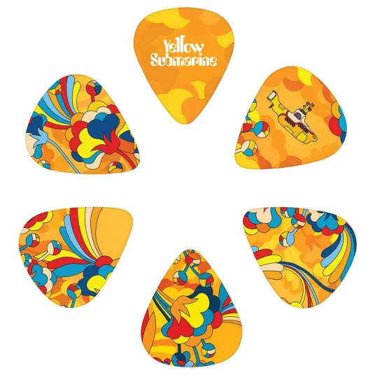 D'Addario 1cwh4-11b1 Plektrum Yellow Sub 15-P+tinbox - Primrose Prairie