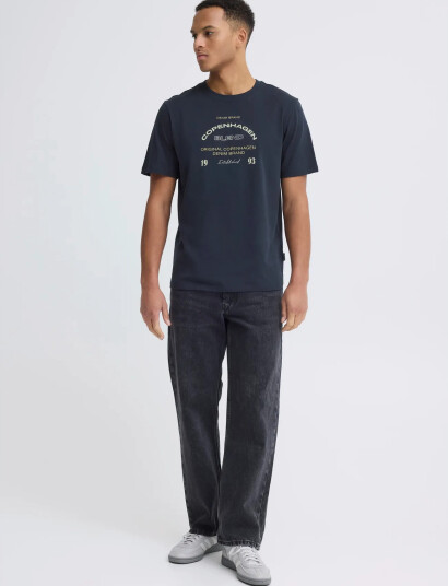 Blend Bhkorneli Logo S/S Tee Navy S
