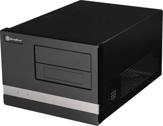 SilverStone SG02B-F Micro-ATX USB-A Sort