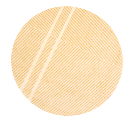 Heymat Løype Sunny Yellow dørmatte Ø150 cm Heymat Løype Sunny Yellow dørmatte Ø150 cm