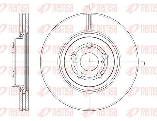 Bremseskive REMSA 61092.10 Bremseskive REMSA 61092.10