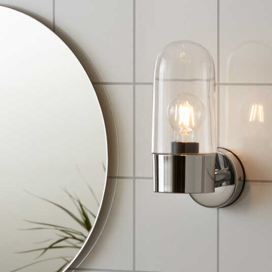 Marksløjd Zen vegglampe IP44 - Krom/klar