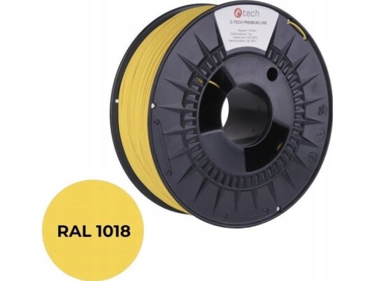 Filament 3D C-Tech Premium Line Petg Ral1018 1,75Mm 1Kg Zincyellow Filament 3D C-Tech Premium Line Petg Ral1018 1,75Mm 1Kg Zincyellow