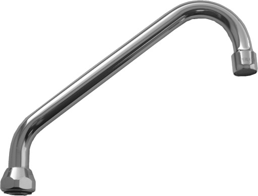 J-TUT DN20 250 MM FORKROMMET J-TUT DN20 250 MM FORKROMMET