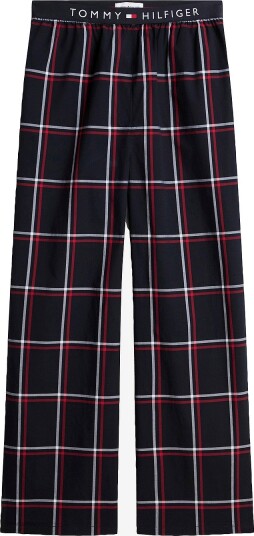Tommy Hilfiger Pysjbukser Woven Pant Print WB Svart