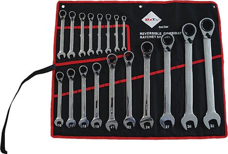 Bato Ringskrallenøkkelsett 18 Deler 8-32mm
