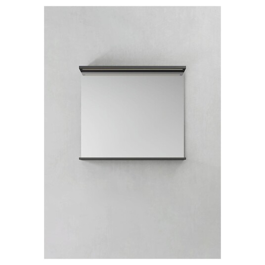 Hafa Store 800 Speil m/LED-lys 80x70x11 cm Antrasitt